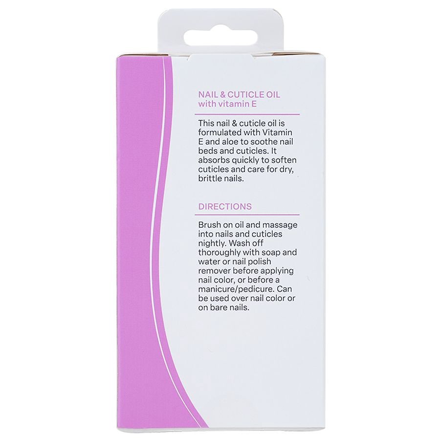 slide 2 of 5, Walgreens Beauty Nail + Cuticle Oil With Vitamin E, 0.54 fl oz
