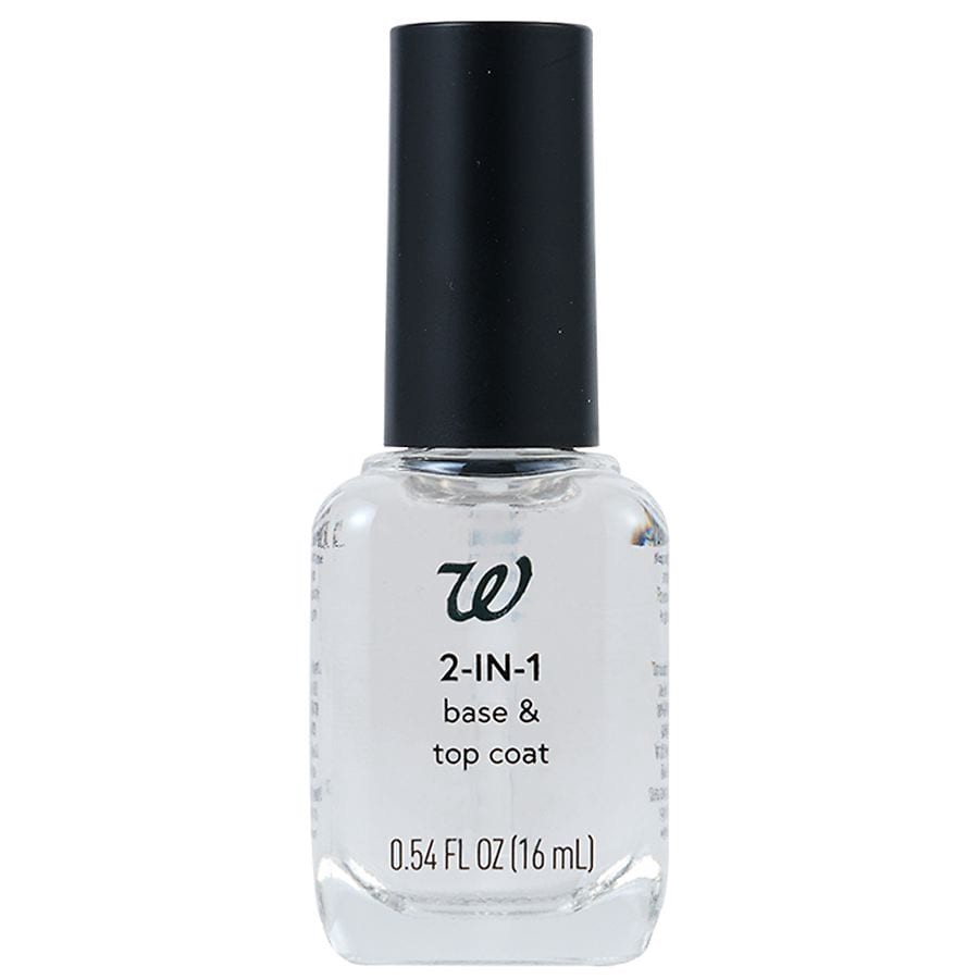 slide 5 of 5, Walgreens Beauty 2-in-1 Base & Top Coat, 0.54 fl oz