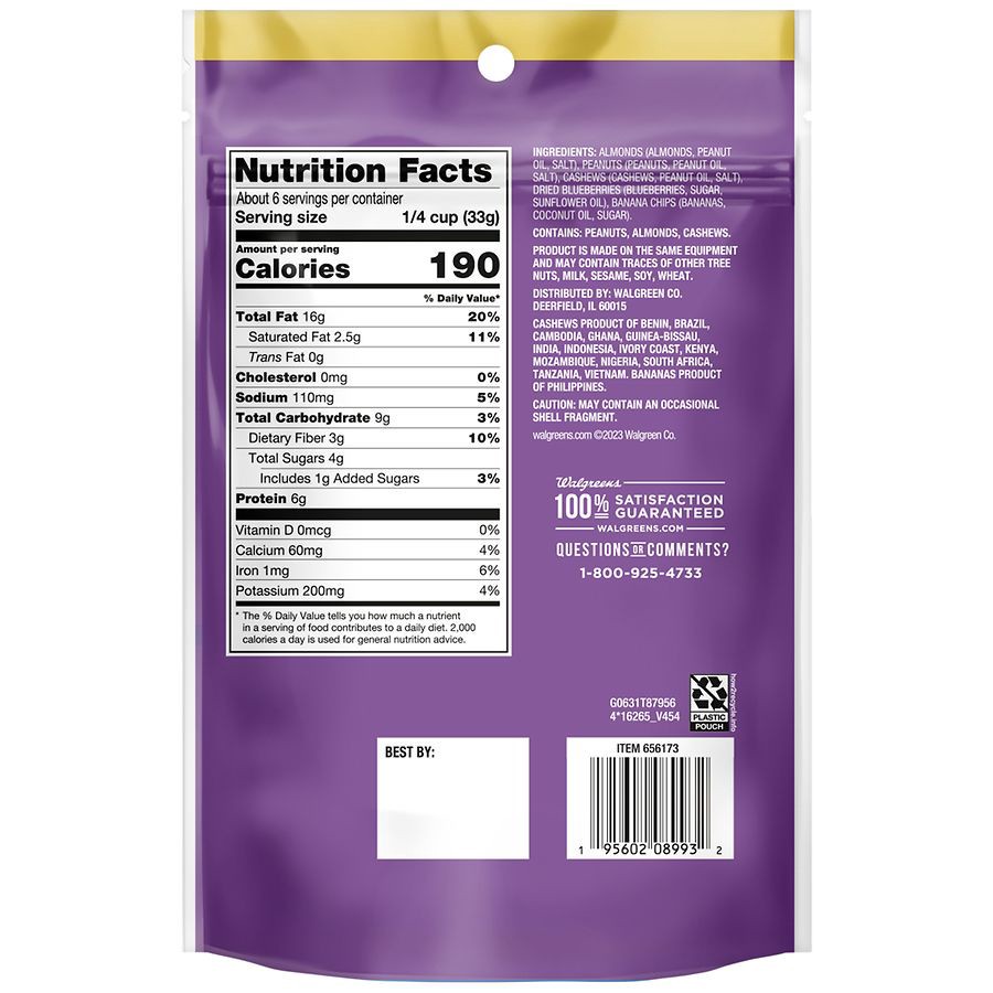 slide 5 of 5, Nice! Trail Mix Blueberry Banana, 7 oz