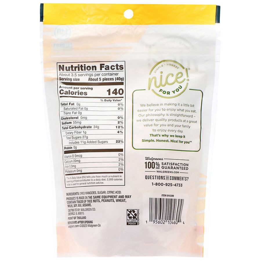 slide 4 of 5, Nice! Sweetened Dried Mango, 5 oz