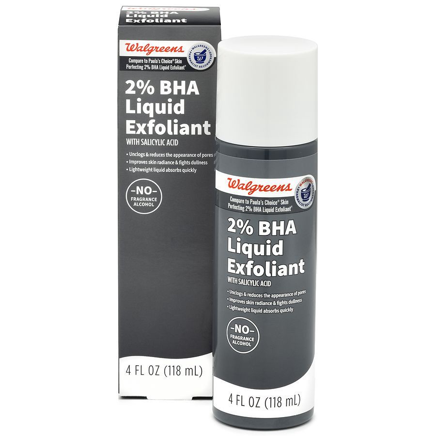 slide 5 of 5, Walgreens 2% BHA Liquid Exfoliant with Salicylic Acid, 4 fl oz