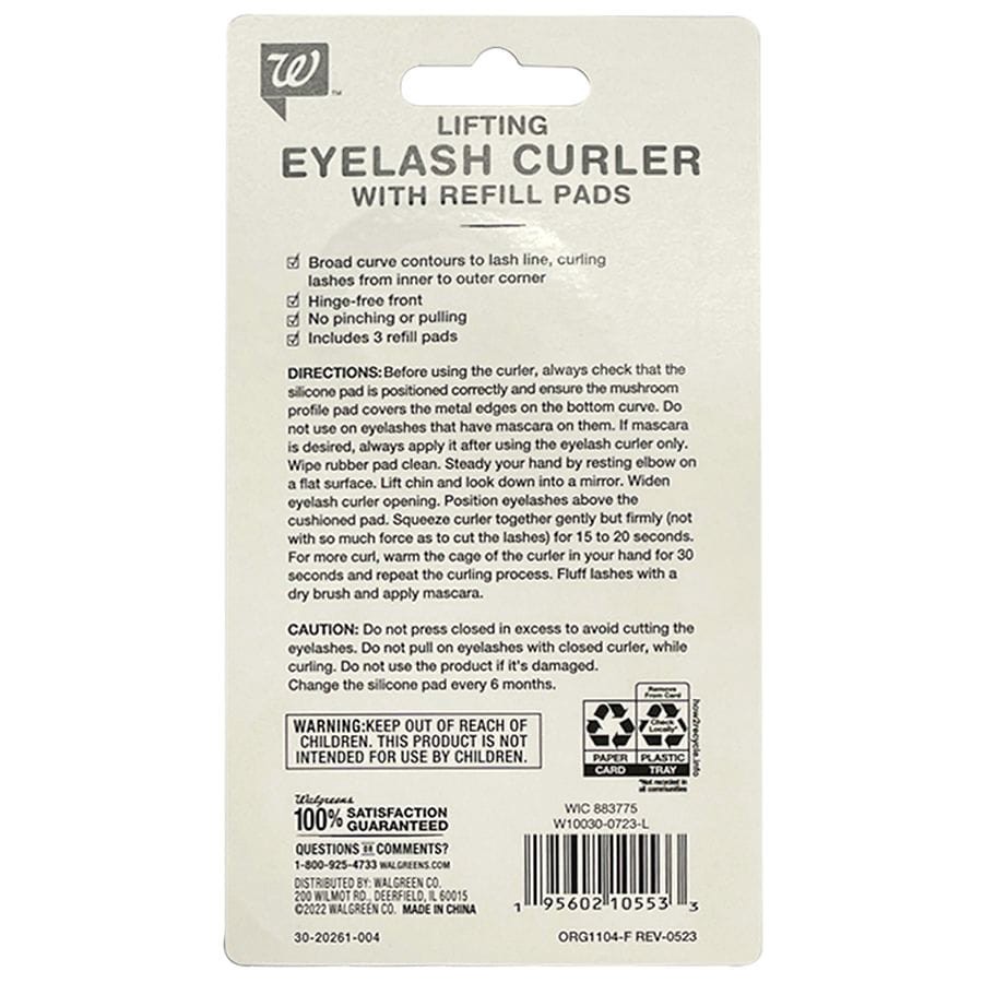 slide 2 of 4, Walgreens Lifting Lash Curler with Refills, 1 ct