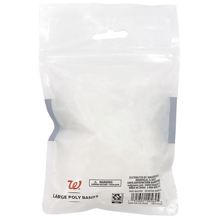 slide 2 of 2, Walgreens Large Poly Bands, 500 ct