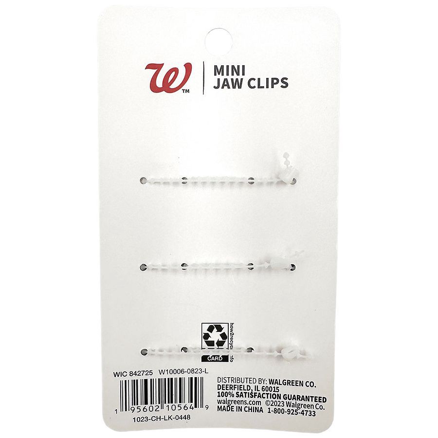 slide 2 of 2, Walgreens Mini Clips, 6 ct
