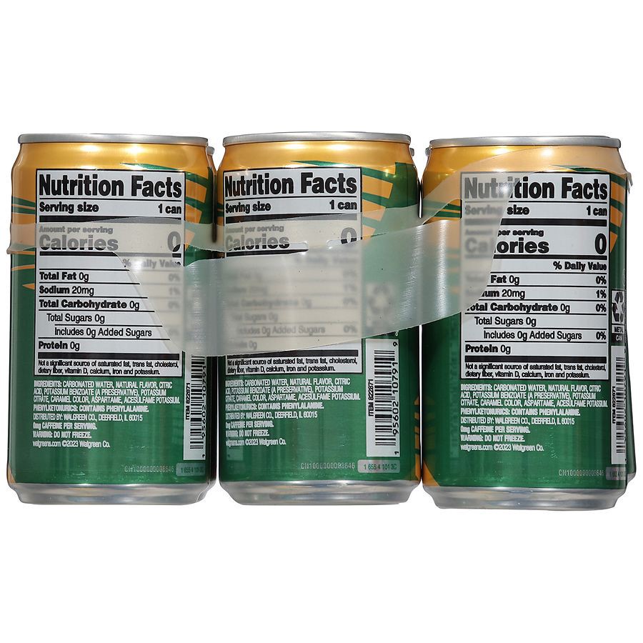 slide 4 of 5, Nice! Ginger Ale, Zero Sugar, 6 ct; 7.5 fl oz