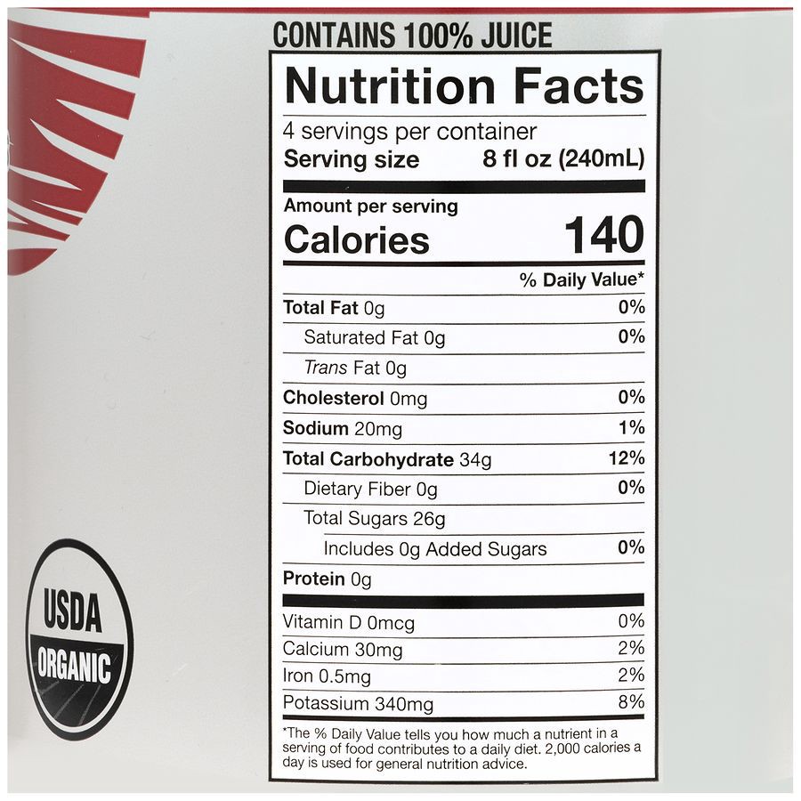 slide 2 of 4, Nice! For You Organic Tart Cherry Juice, 32 fl oz