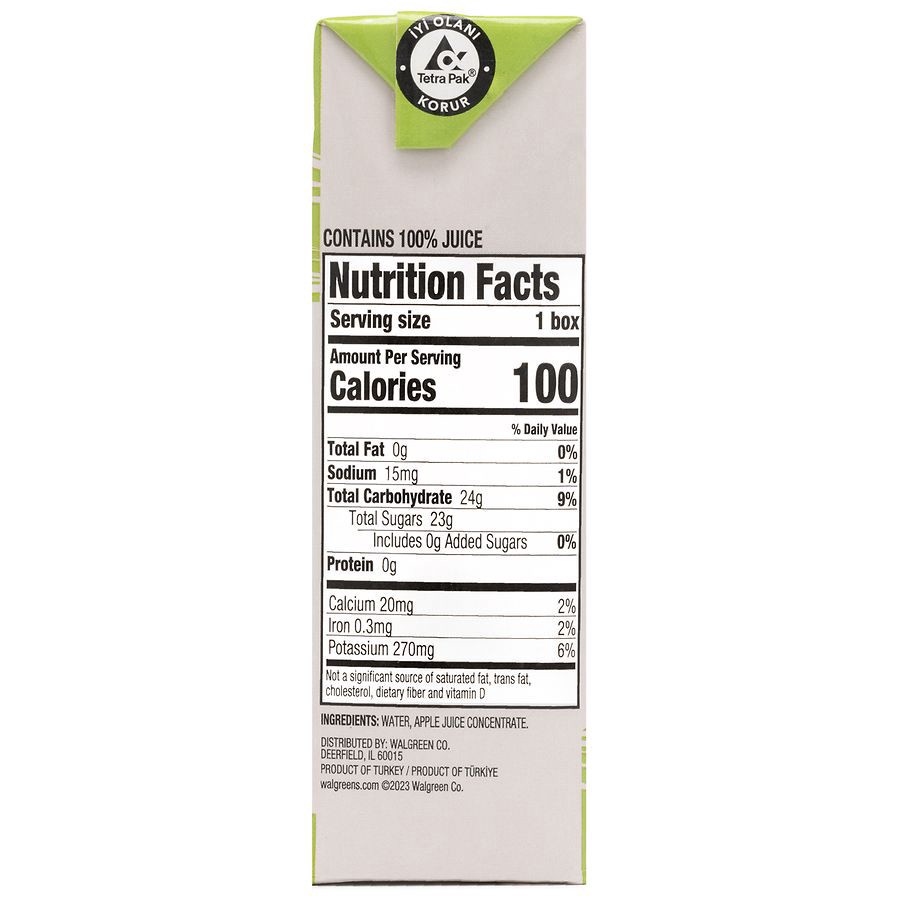 slide 3 of 5, Nice! For You Apple Juice, 6.75 fl oz x 6 ct