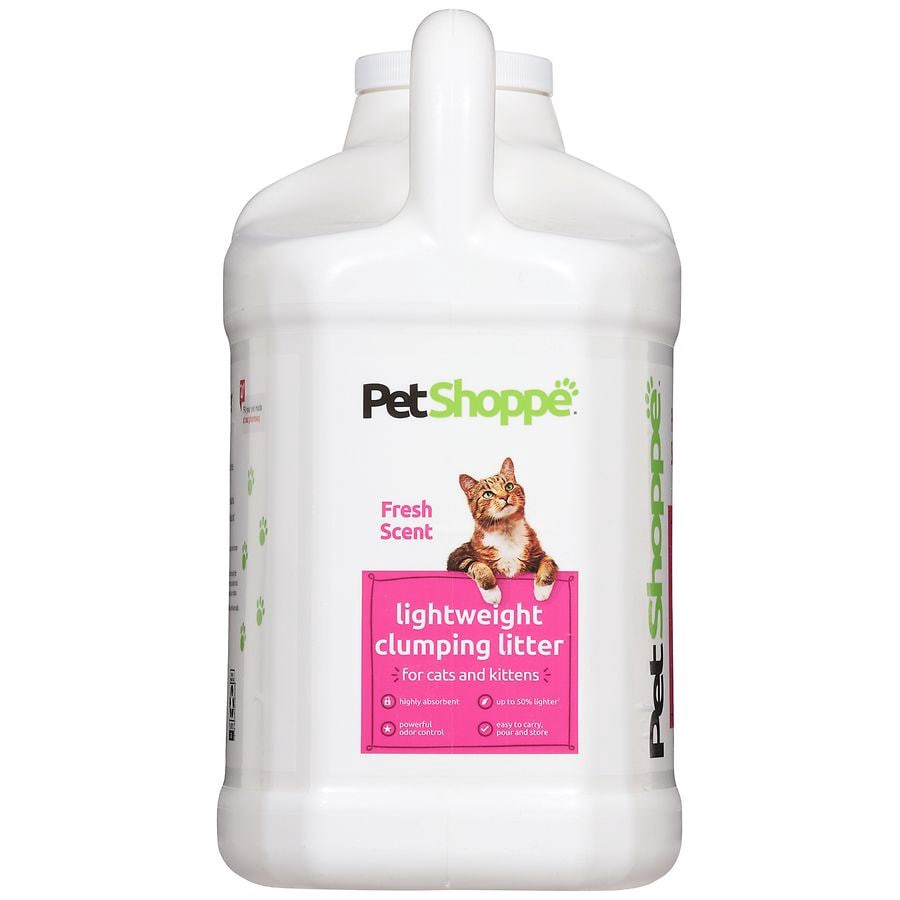 slide 3 of 5, PetShoppe Clumping Litter Fresh, 7 lb