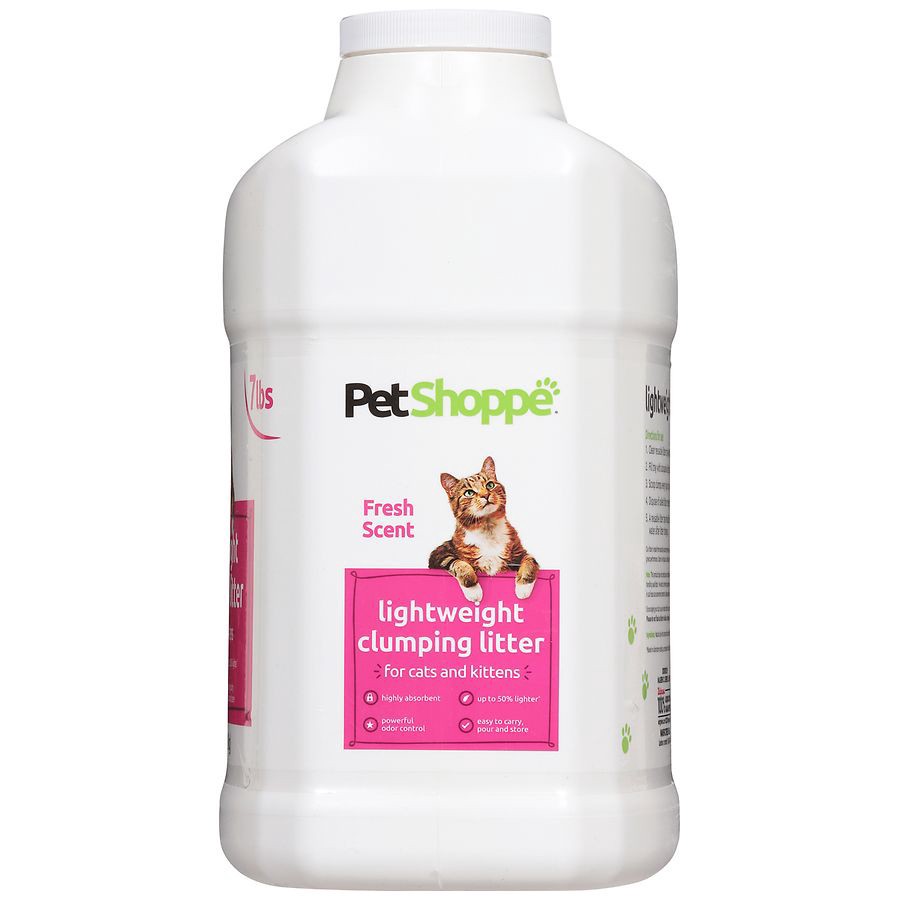 slide 5 of 5, PetShoppe Clumping Litter Fresh, 7 lb