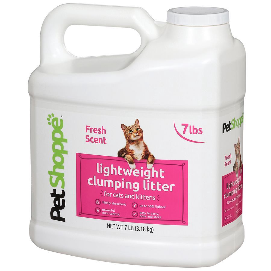 slide 2 of 5, PetShoppe Clumping Litter Fresh, 7 lb