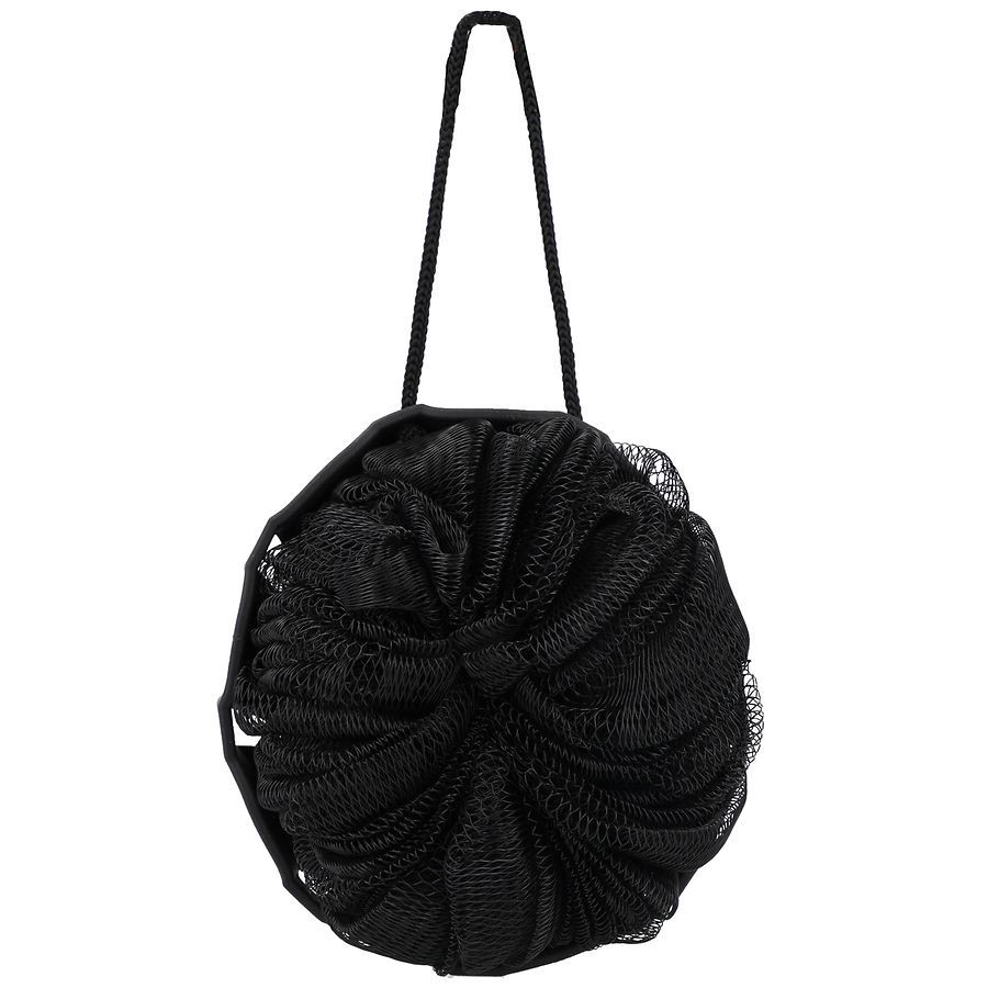 slide 5 of 5, Walgreens Men's 2-In-1 Bath Pouf, 1 ct