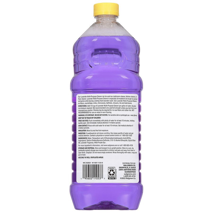 slide 3 of 3, Walgreens Multi-Purpose Cleaner, 33.8 fl oz