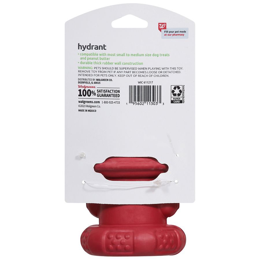 slide 2 of 2, PetShoppe Hydrant Treat Dispensing Dog Toy, 1 ct