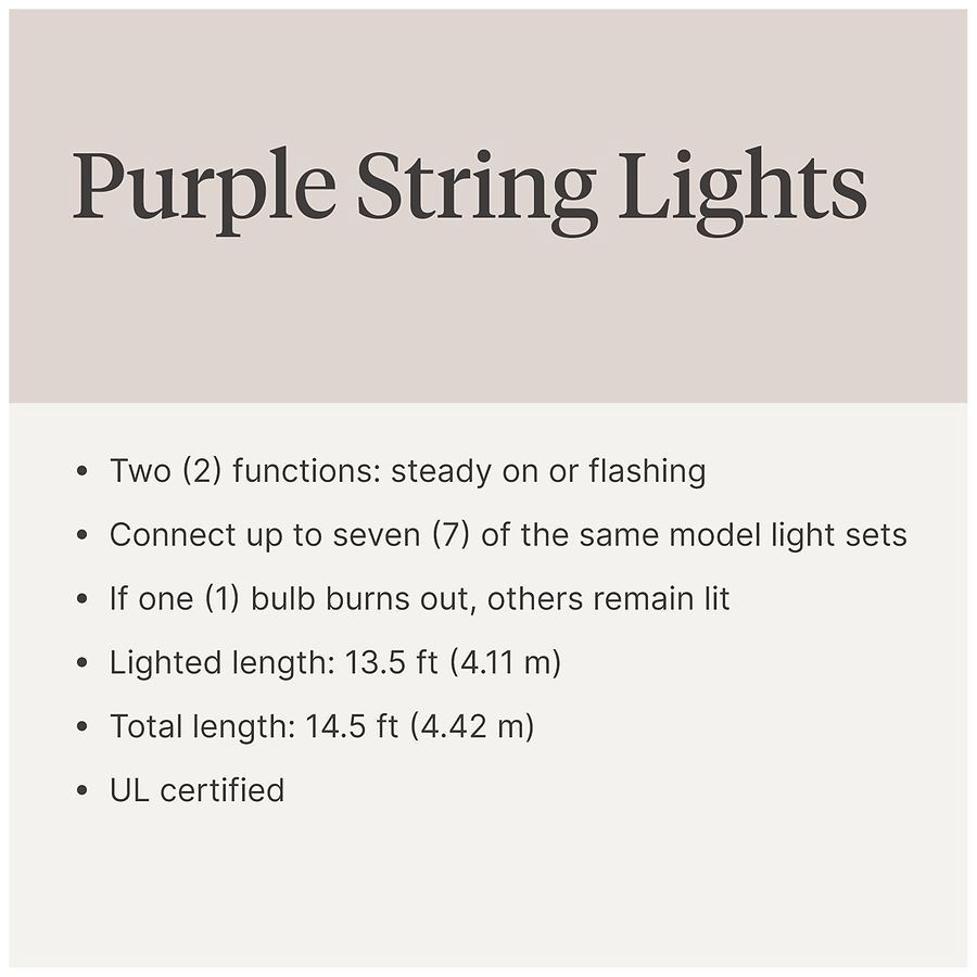 slide 4 of 5, Festive Voice String Lights, 1 ct