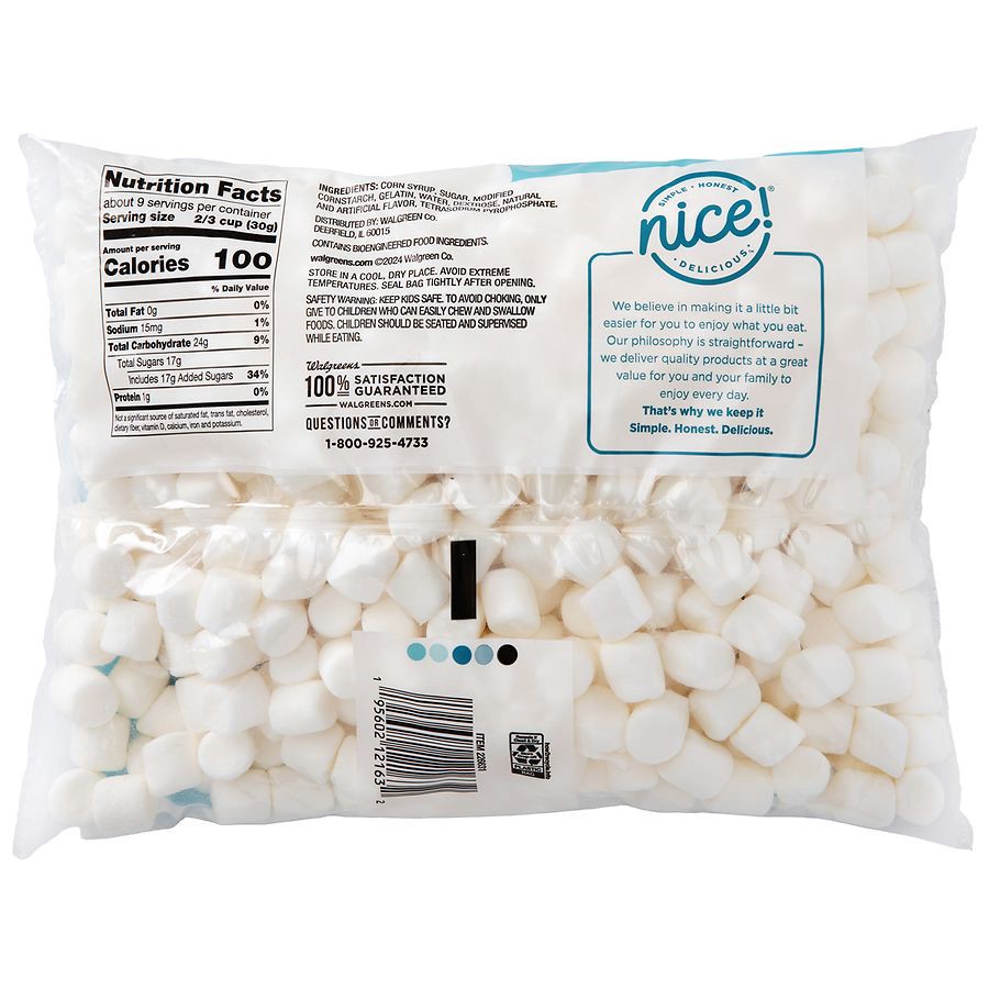 slide 4 of 5, Nice! Mini Marshmallows, 10 oz