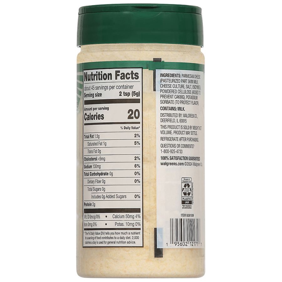 slide 4 of 5, Nice! Grated Parmesan Cheese, 8 oz