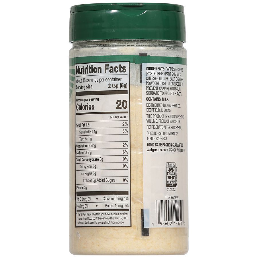 slide 5 of 5, Nice! Grated Parmesan Cheese, 8 oz