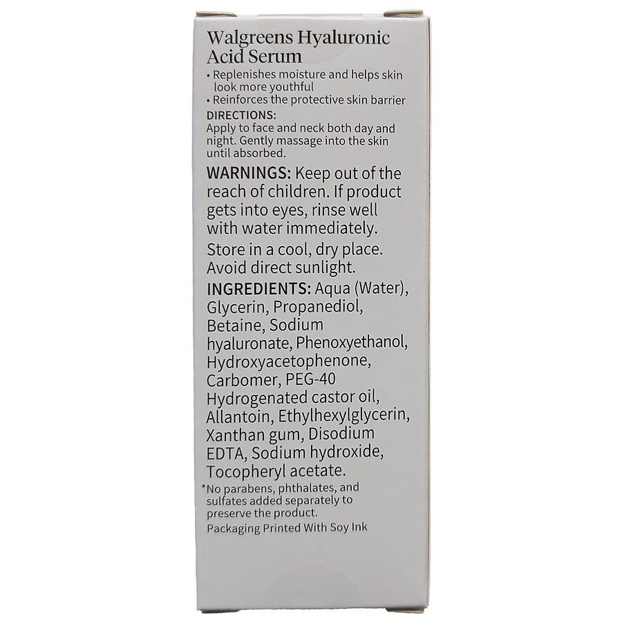 slide 2 of 3, Walgreens Hyaluronic Acid Serum, 1 fl oz