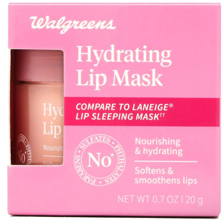 slide 3 of 5, Walgreens Hydrating Lip Mask, 0.7 oz