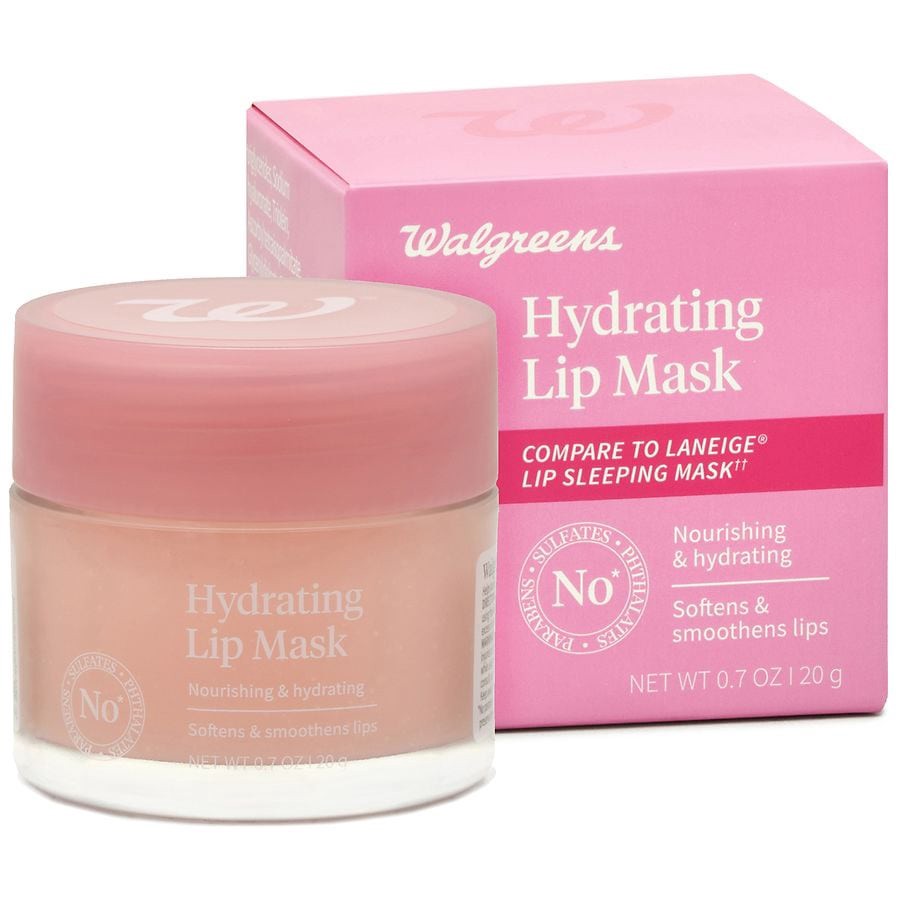 slide 2 of 5, Walgreens Hydrating Lip Mask, 0.7 oz
