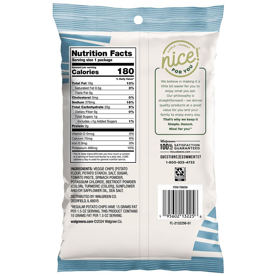 slide 4 of 4, Nice! Veggie Chips, 1.5 oz