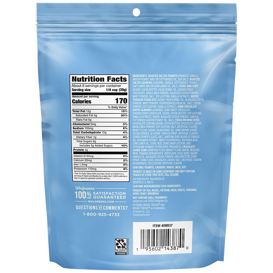 slide 2 of 2, Nice! Trail Mix Extreme! Moose Tracks, 6 oz