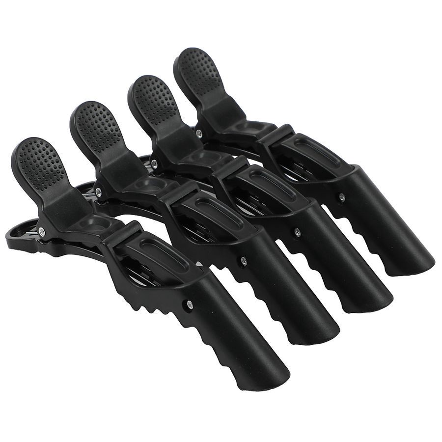 slide 4 of 4, Walgreens Styling & Sectioning Crocodile Clips, 4 ct