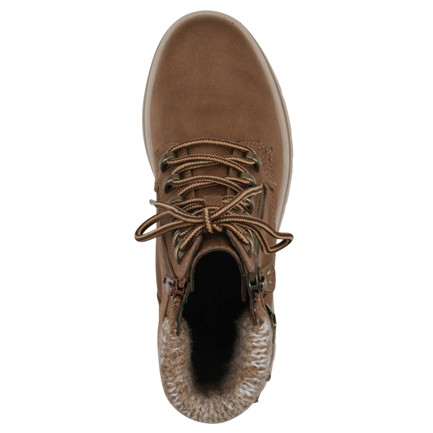 slide 6 of 6, Cliffs by White Mountain Women's Hearten Hiker Bootie - Light Brown, Size 9, Size 9