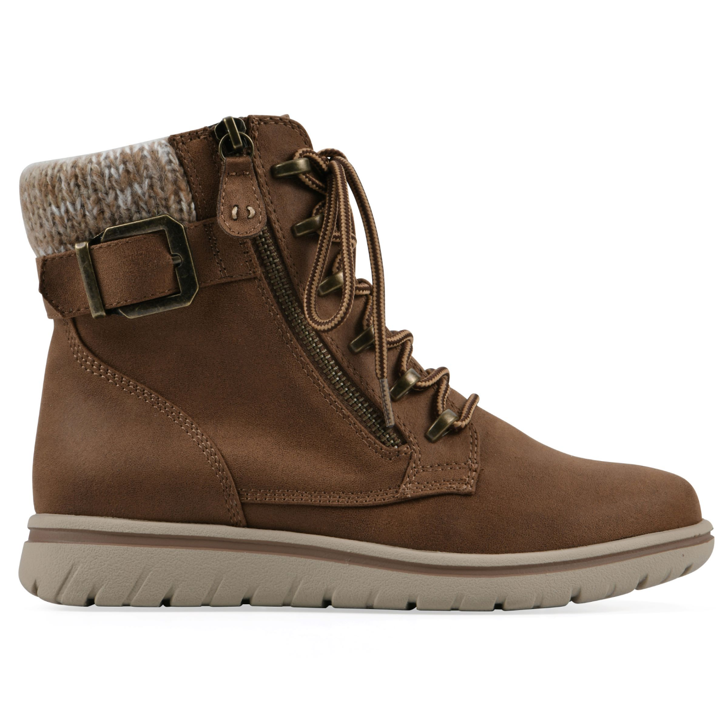 slide 5 of 6, Cliffs by White Mountain Women's Hearten Hiker Bootie, Light Brown, Size 10, Size 10