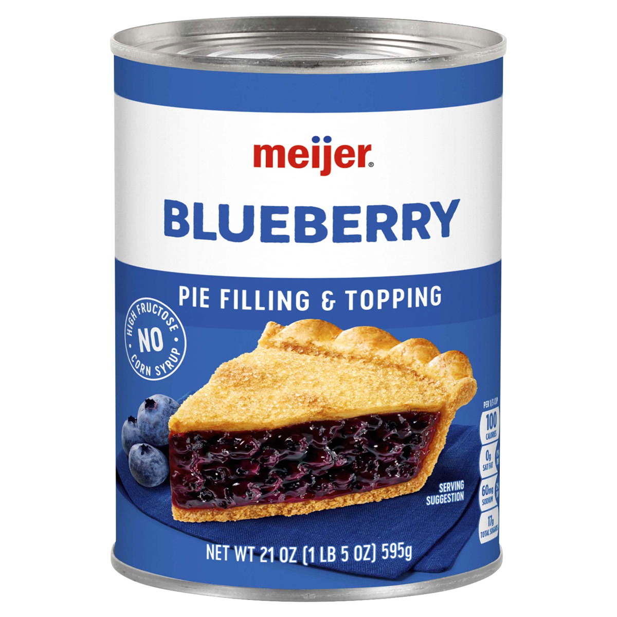 slide 1 of 3, Meijer Blueberry Pie Filling, 21 oz