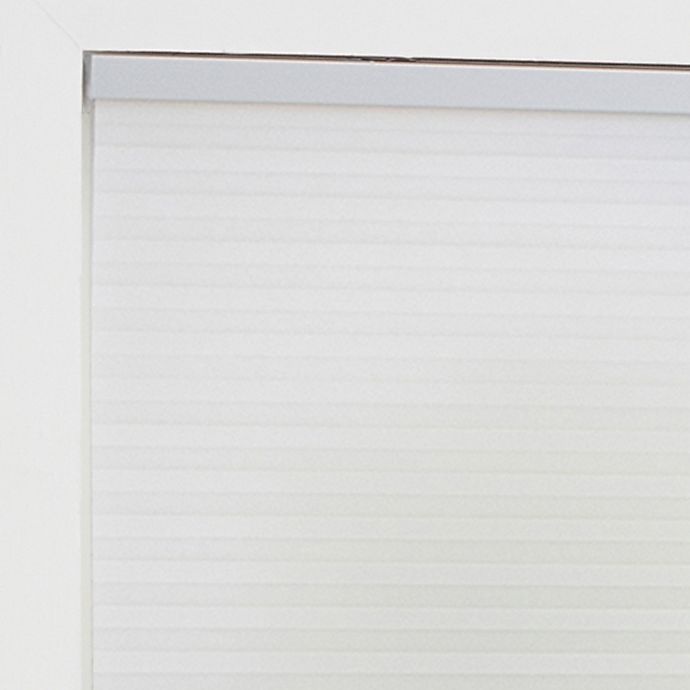 slide 4 of 7, Eco Home Light Filtering Cordless Cellular Shade - Ivory, 40 in x 84 in