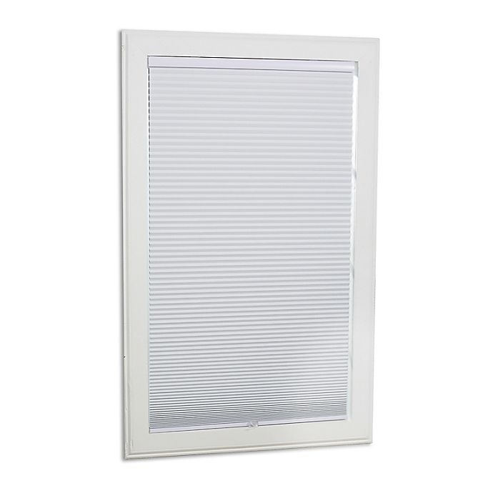 slide 7 of 8, ECO HOME Blackout Cordless Cellular Shade - White, 30 in x 64 in
