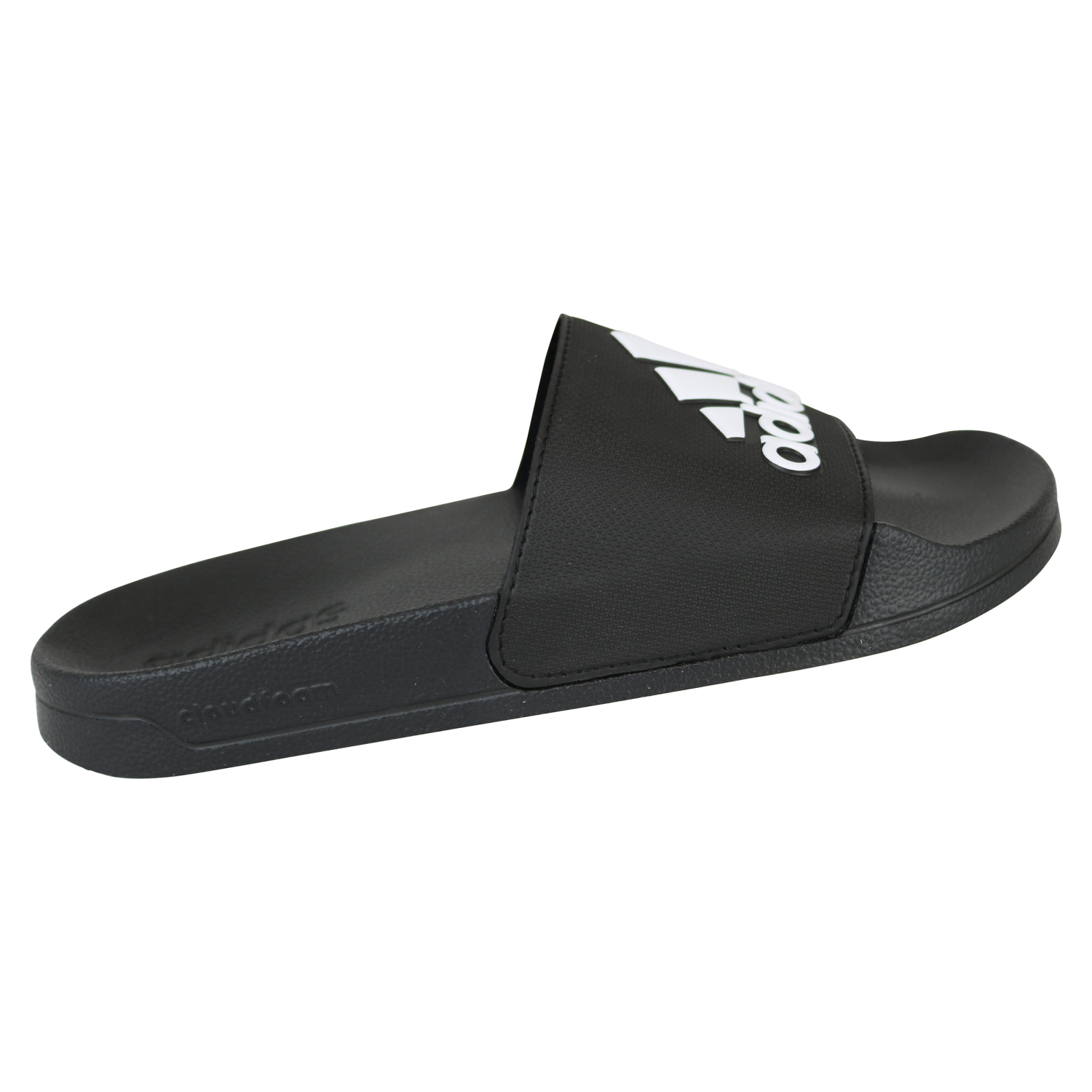 slide 7 of 8, Adidas Men's Adilette Shower Slides, Black, Size 13, 1 ct