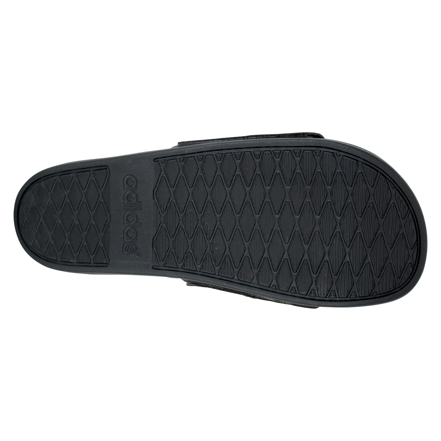 slide 3 of 8, Adidas Adilette Comfort Slides, Black/Black, 9, 1 ct