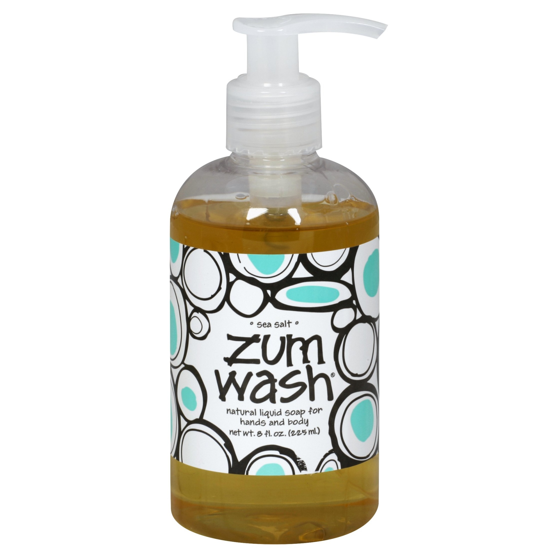 slide 1 of 2, Zum Wash Sea Salt Liquid Soap, 8 fl oz