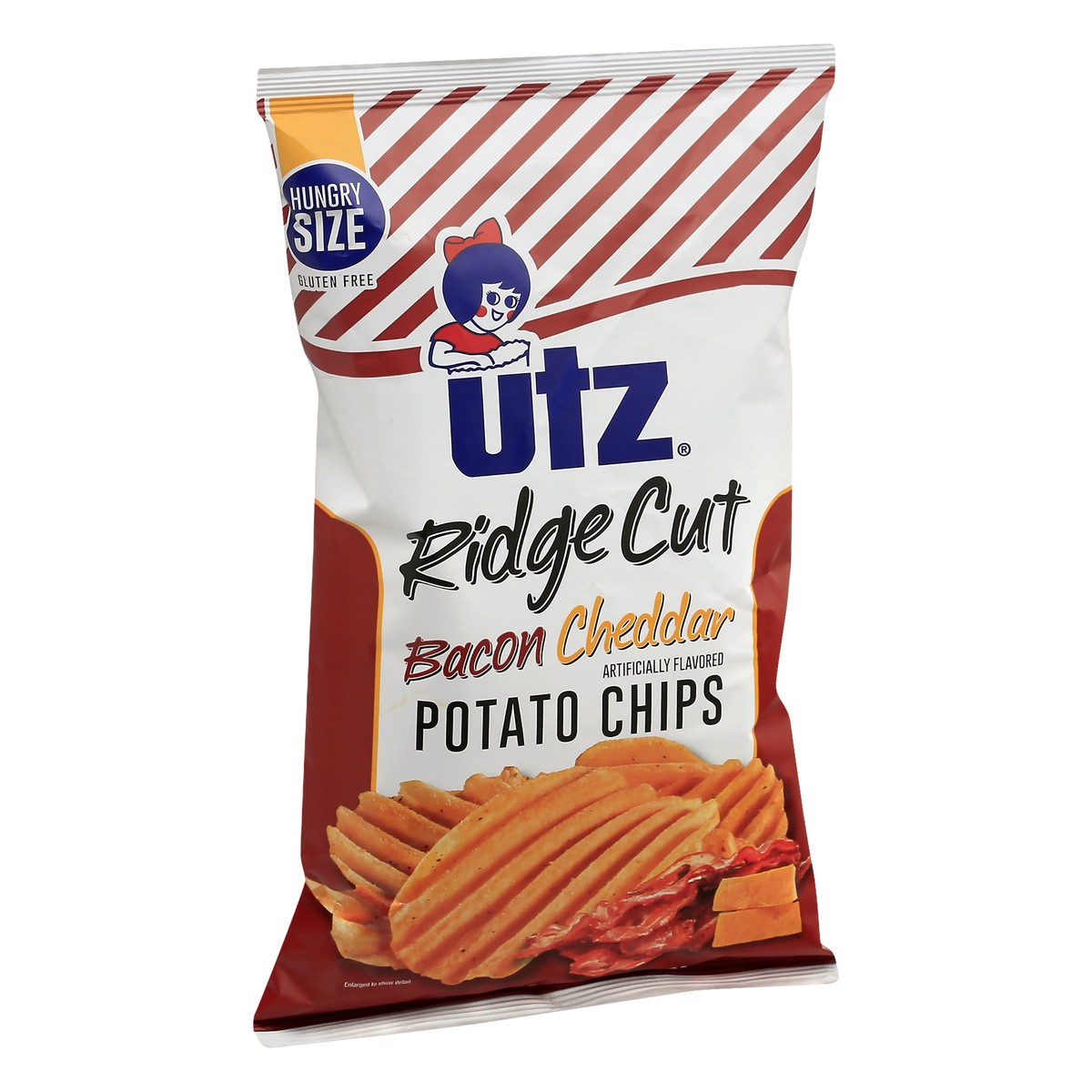 slide 6 of 9, Utz Ridge Cut Hungry Size Bacon Cheddar Potato Chips 7.5 oz, 7.5 oz