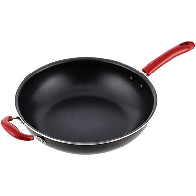 slide 1 of 1, Cocinaware Red Grande Family Pan, 13 in