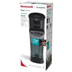 Honeywell Top Fill Cool Moisture Tower Humidifier in Black