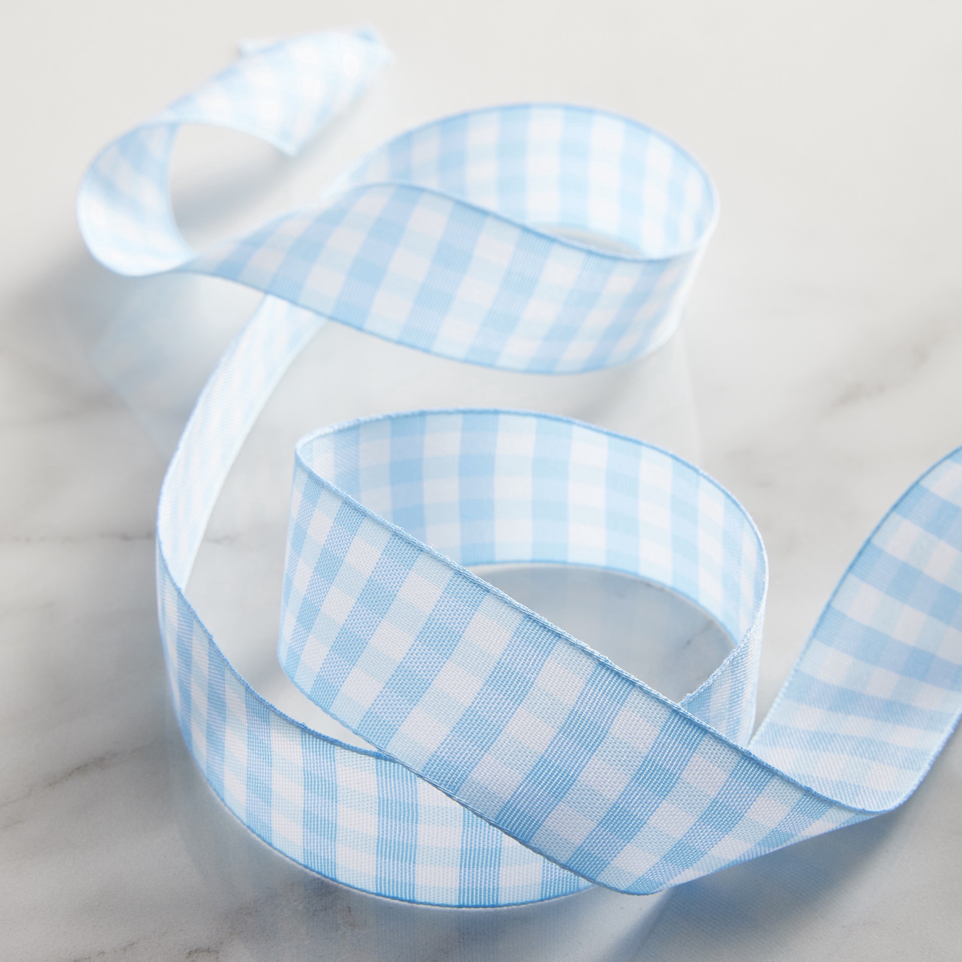 slide 2 of 4, 7/8" X 5yd. Gingham Ribbon By Celebrate It, 7/8 in x 5 yd