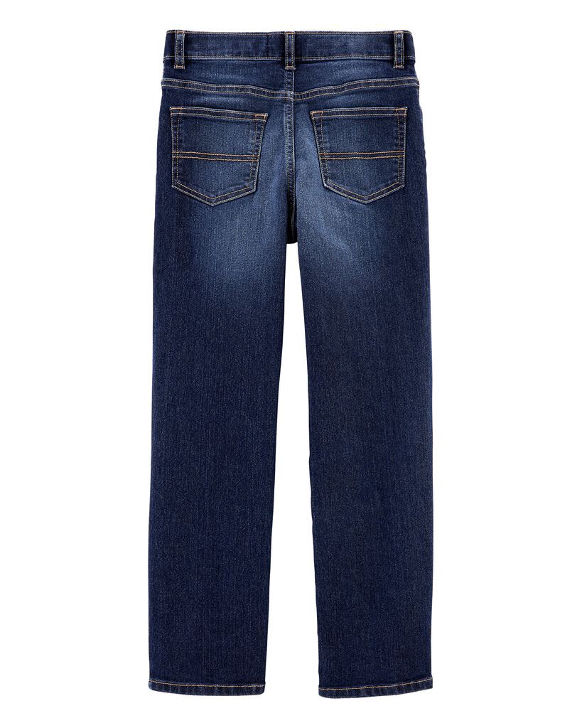 slide 2 of 2, Oshkosh Kid Husky Fit True Blue Wash Jeans Rail Tie True Blue 5H, 1 ct