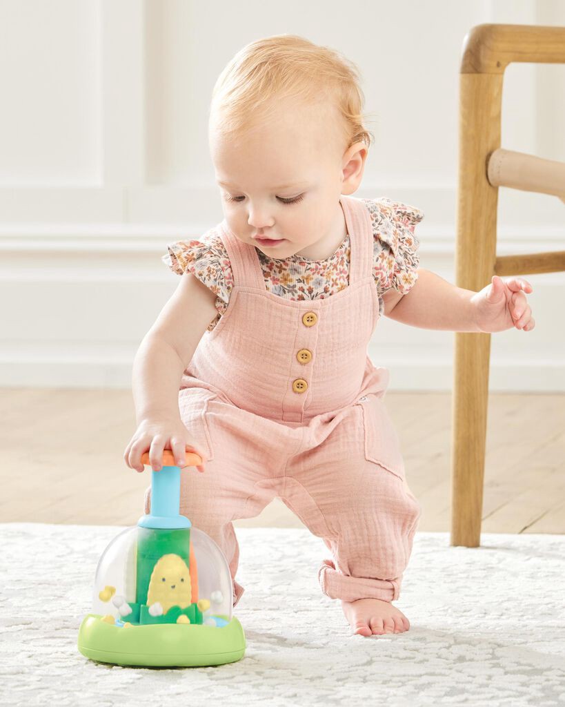 slide 3 of 6, Skip Hop Farmstand Push & Spin Baby Toy, 1 ct