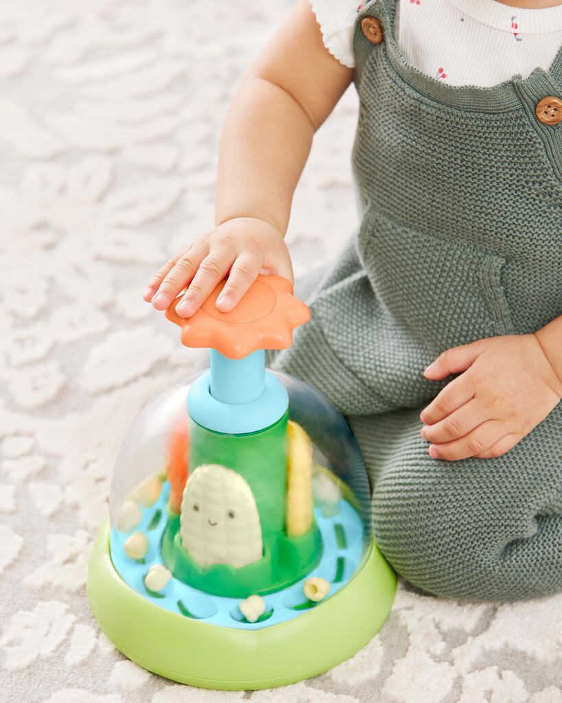 slide 5 of 6, Skip Hop Farmstand Push & Spin Baby Toy, 1 ct