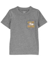 Carters Baby Dinosaur Graphic Tee Grey 6M