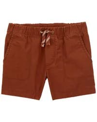 Carters Baby Pull-On Terrain Shorts Brown 18M