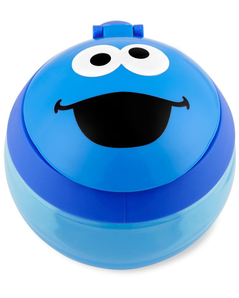 slide 2 of 3, Skiphop Sesame Street Snack Cup - Cookie Monster Cookie Monster NS, 1 ct