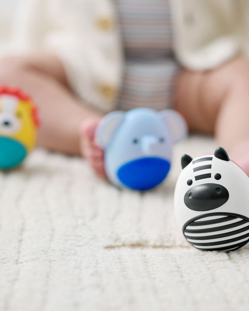 slide 5 of 5, Skiphop Jungle Beats Baby Egg Shaker Set of 3 Multi NS, 1 ct