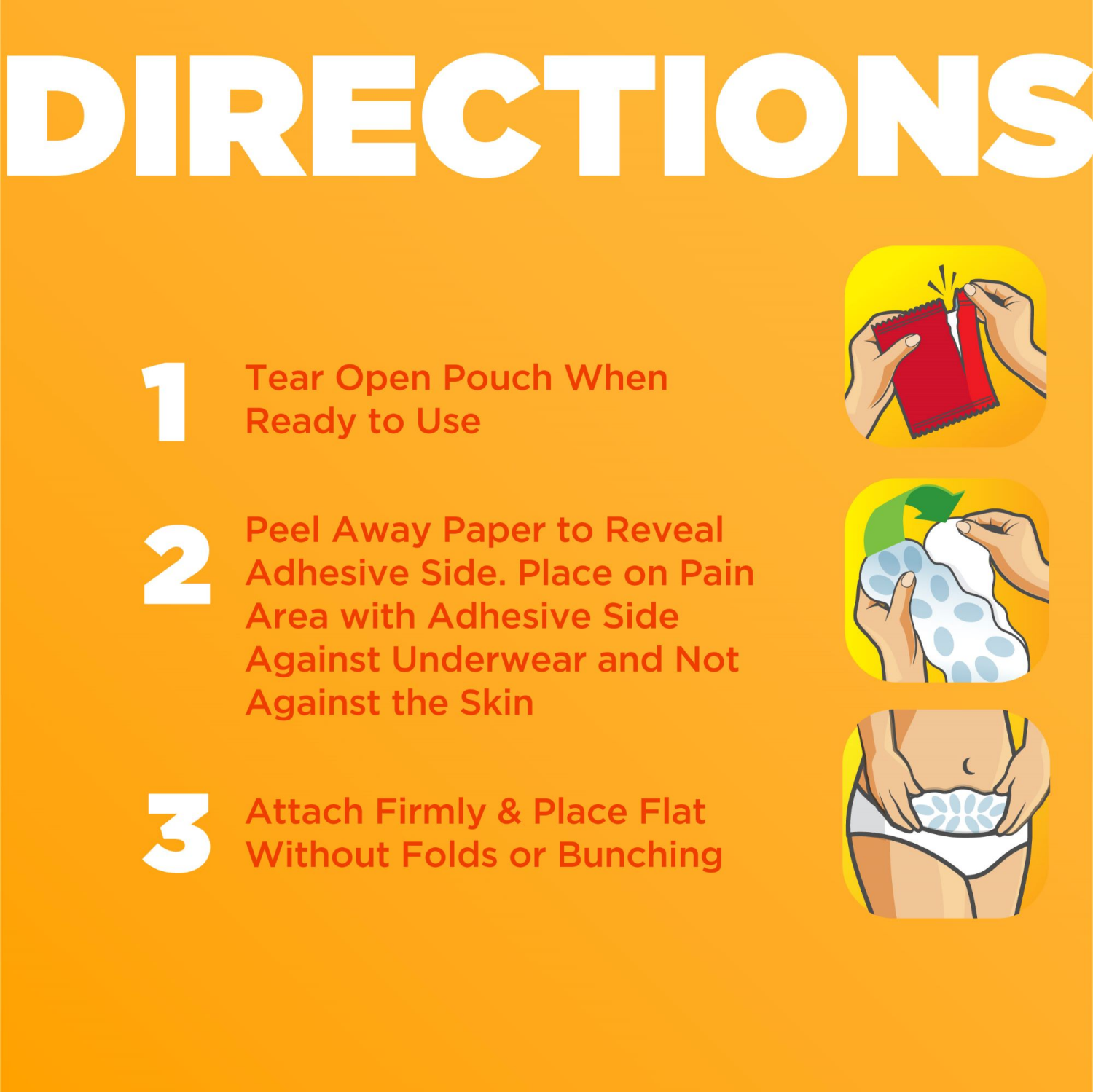 slide 5 of 5, ThermaCare Heat Therapy Heatwraps, Menstrual, Pain Therapy4 Heatwraps, 4 ct