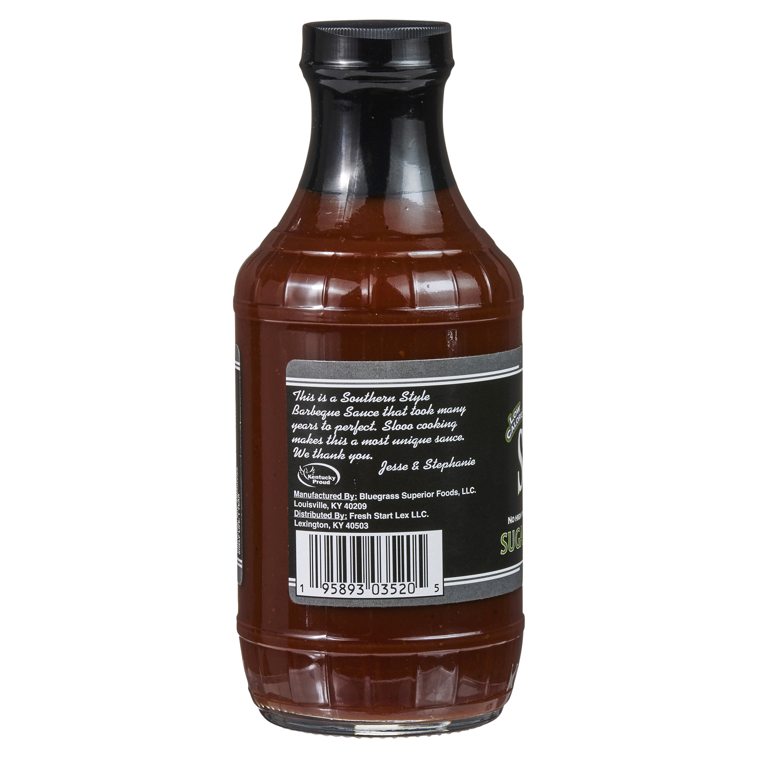 slide 5 of 5, Jesses Slooo Good Mild Barbecue Sauce Sf, 12 oz
