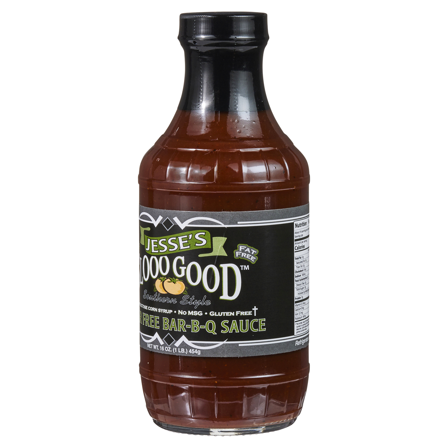 slide 3 of 5, Jesses Slooo Good Mild Barbecue Sauce Sf, 12 oz