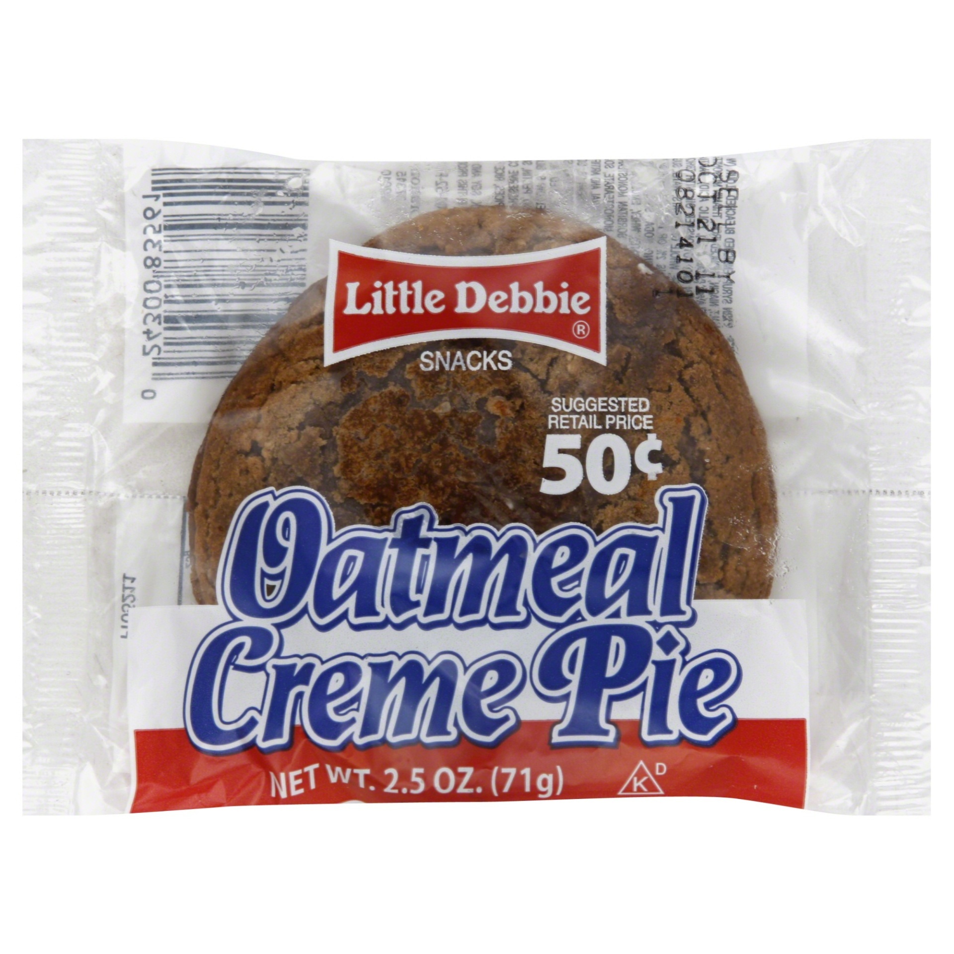 slide 1 of 1, Little Debbie Oatmeal Cream Pie, 2.5 oz